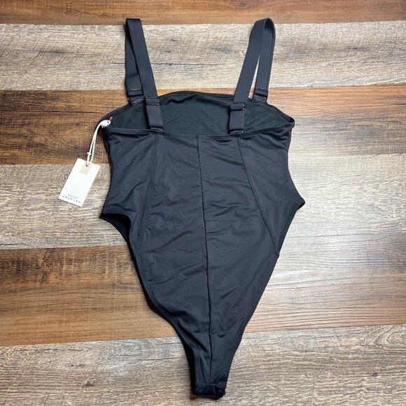 NWT Good American Contour One Piece Swimsuit GSW0243 Black Size 3 Large - Picture 12 of 14